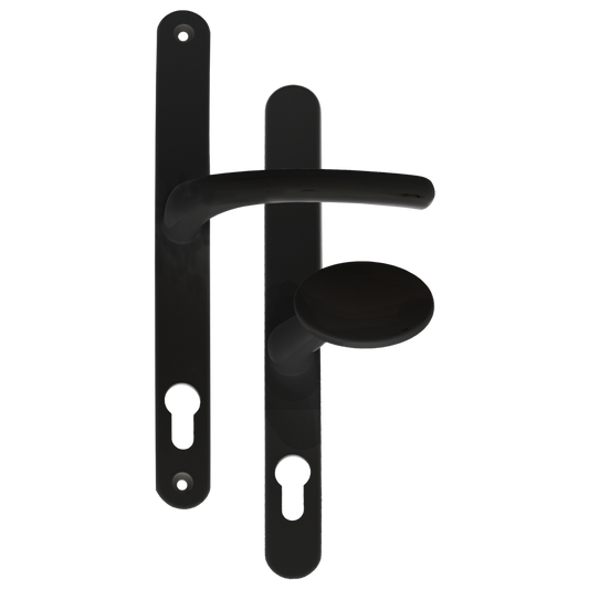 FAB & FIX Blenheim Offset Lever / Pad 92/62PZ Black