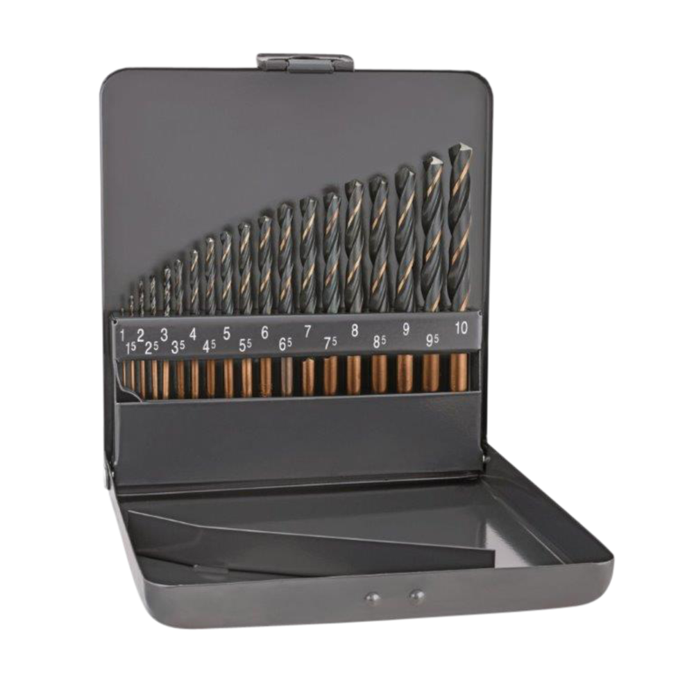 ALPEN HSS 19 Piece Drill Set 1mm to 10mm