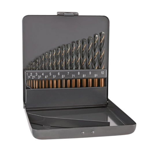 ALPEN HSS 19 Piece Drill Set 1mm to 10mm