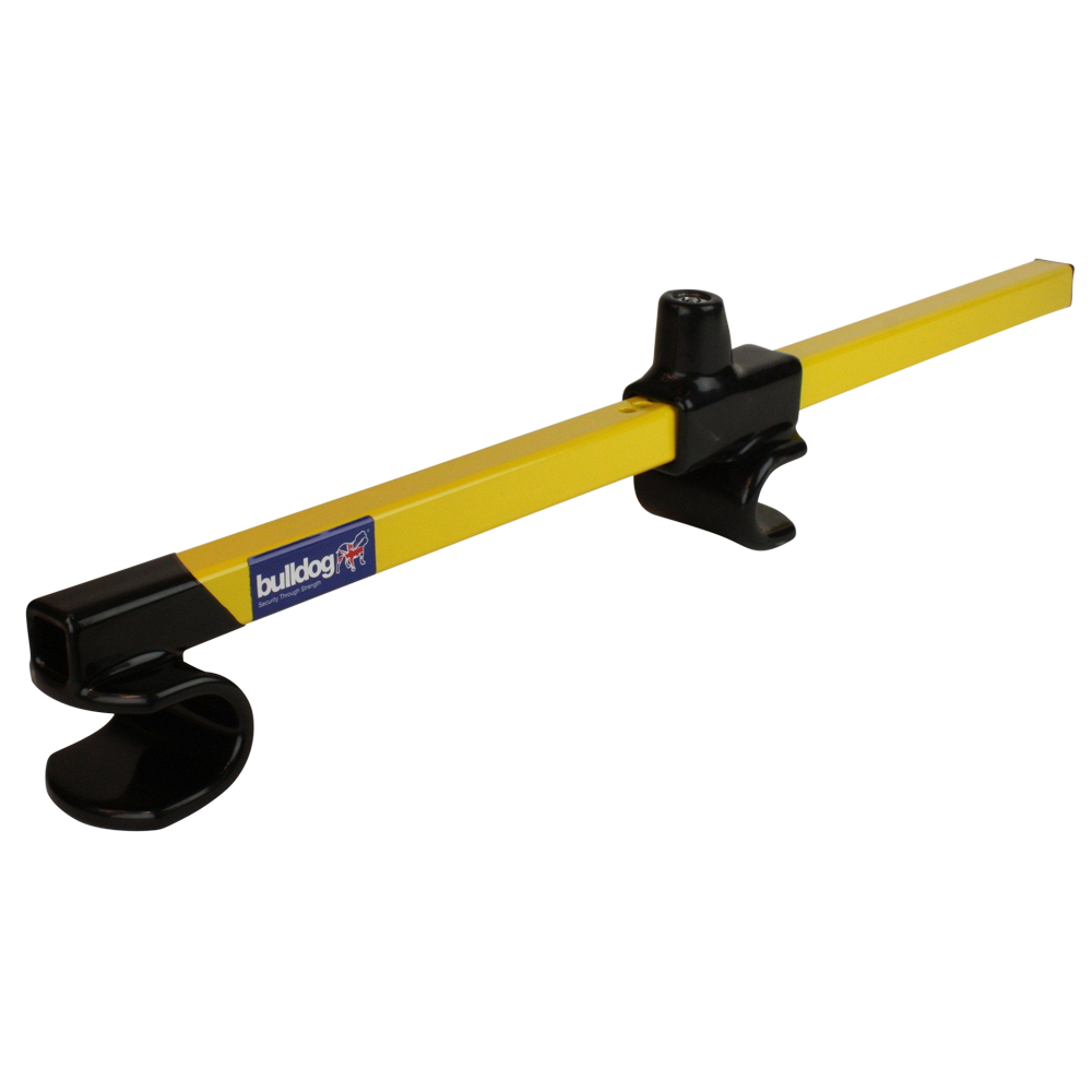 BULLDOG Steering Wheel Lock BW550 For Steering Wheel Rim Inside 285mm to 365mm - Yellow