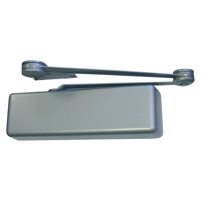 LCN LTD Heavy Duty Door Closer Push Side 4111 Left Hand Push - Silver