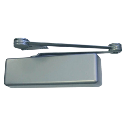 LCN LTD Heavy Duty Door Closer Push Side 4111 Left Hand Push - Silver