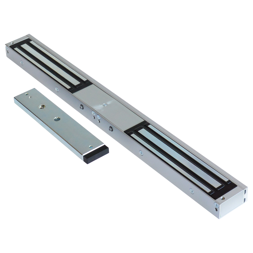 ICS Double Magnet With Door Status U10005DS Monitored with Door Status - Satin Anodised Aluminium