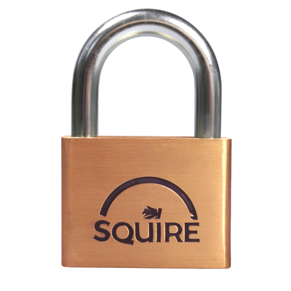 SQUIRE Lion Range Brass Open Shackle Padlocks 60mm Keyed To Differ Pro - Brass