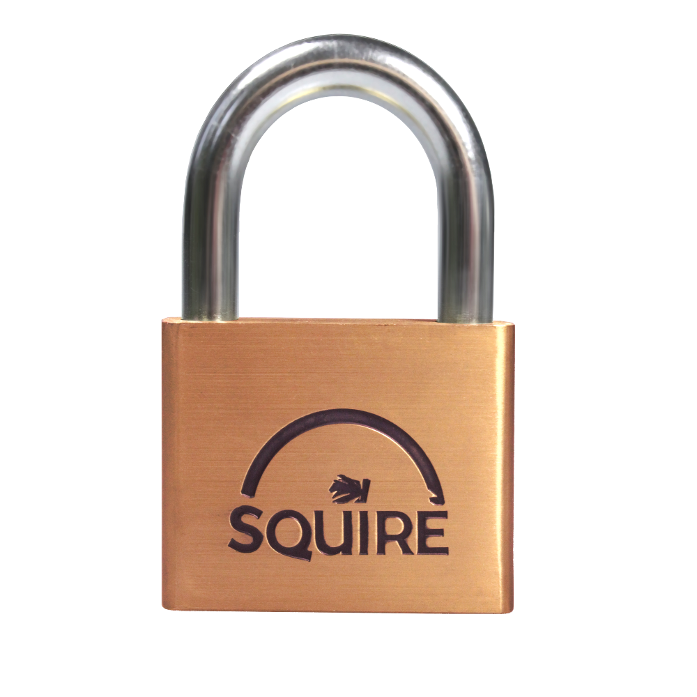 SQUIRE Lion Brass Open Shackle Padlock KA 40mm Keyed Alike1 LN4 KEY NO. 23423