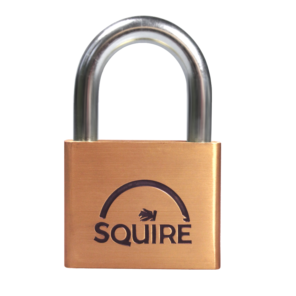 SQUIRE Lion Brass Open Shackle Padlock KA 50mm Keyed Alike1 LN5 KEY NO. 24342