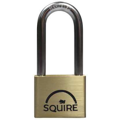 SQUIRE Lion Range Brass Long Shackle Padlocks KEY NO. 24342 LN4/2.5 Keyed Alike1 - Brass