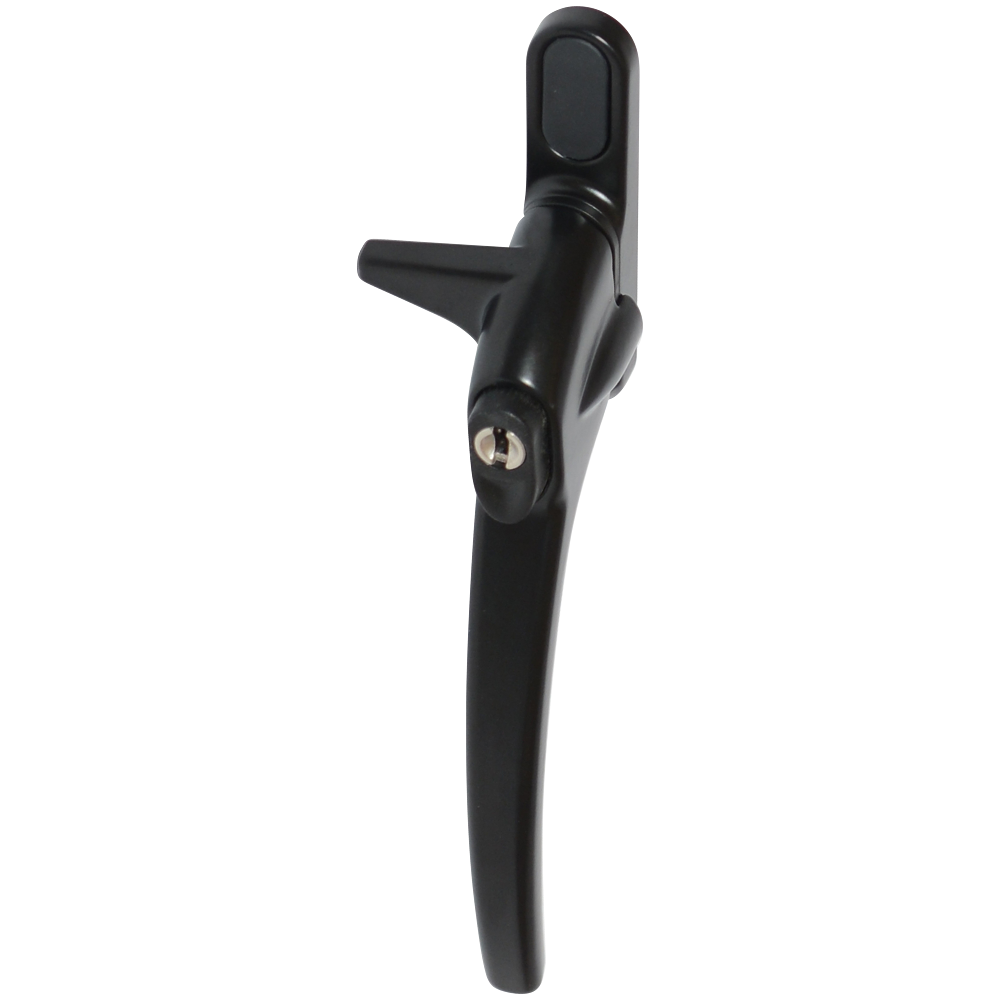 ERA Charisma Inline Cockspur Locking Espag Handle 12mm Right Handed Locking - Black