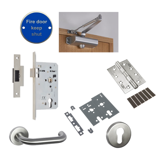 UNION Latch Fire Door Kit J-FDK-LATCH