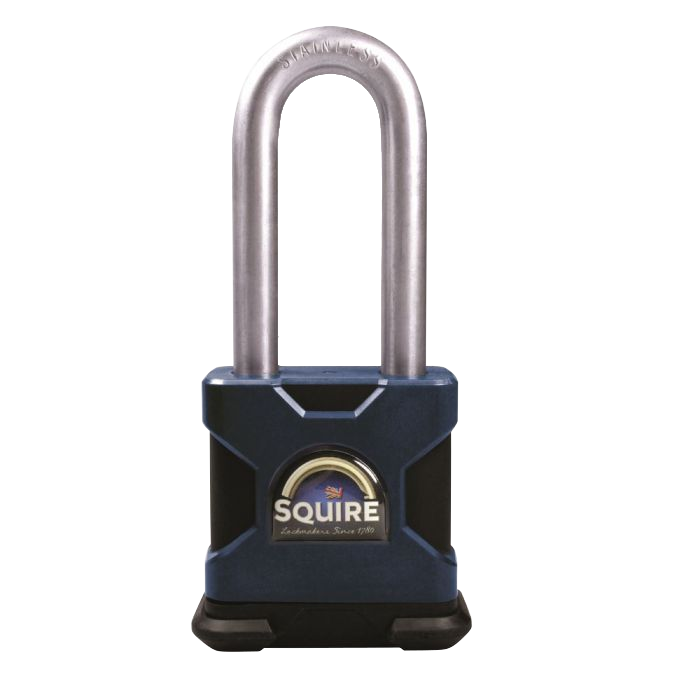 SQUIRE Stronghold Long Shackle Padlock Body Only To Take KIK-SS Insert 50mm