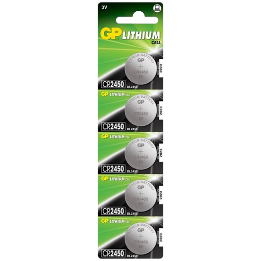 GP 3V Lithium Coin Cell Battery 3V Pack of 5