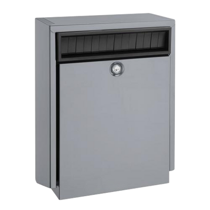 DAD Decayeux D410 Series Anti Theft Post Box Silver Grey