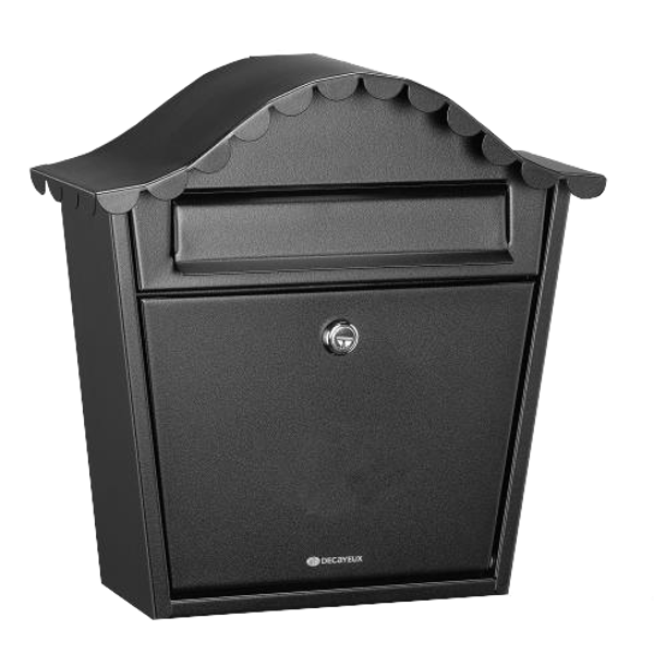 DAD Decayeux Sirocco Post Box Black