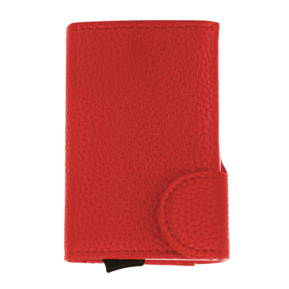 BEE-SECURE C-Secure Leather RFID Flip Up Wallet Leather - Red