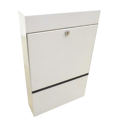 SURE24 Slimline Anti Arson Post Box MSSL90 Post Box - White