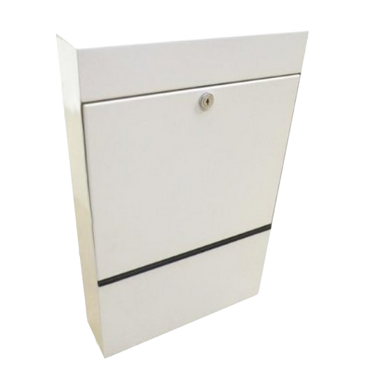 SURE24 Slimline Anti Arson Post Box MSSL90 Post Box - White