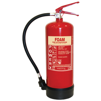 THOMAS GLOVER PowerX 3ltr Multi Use Foam Extinguisher Red