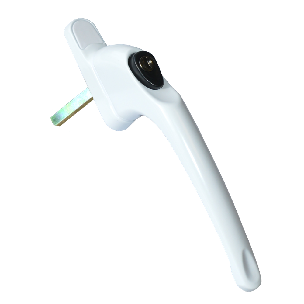 ERA Maxim Inline Locking Espag Handle White