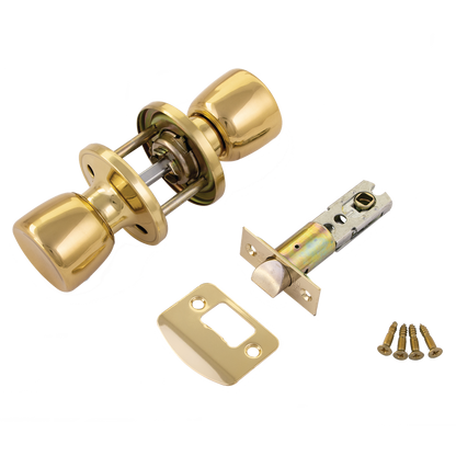 ERA 170 Passage Knobset Electro Brass