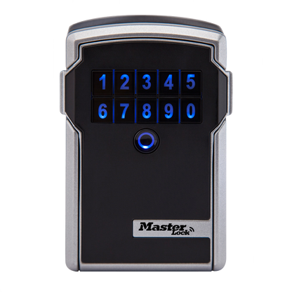 MASTER LOCK Bluetooth Wall Mount Key Safe For Business Applications 5441ENT - Black & Silver