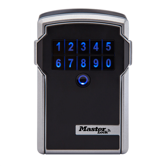 MASTER LOCK Bluetooth Wall Mount Key Safe For Business Applications 5441ENT - Black & Silver