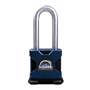 SQUIRE Stronghold Long Shackle Padlock Body Only To Take Scandinavian Oval Insert 50mm Tang