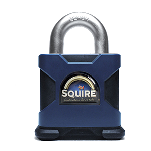 SQUIRE Stronghold Open Shackle Padlock Body Only To Take Scandinavian Oval Insert 80mm Tang