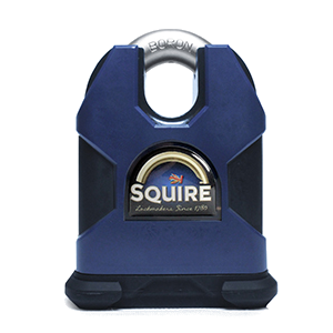 SQUIRE Stronghold Closed Shackle Padlock Body Only To Take Scandinavian Oval Insert 80mm Slot