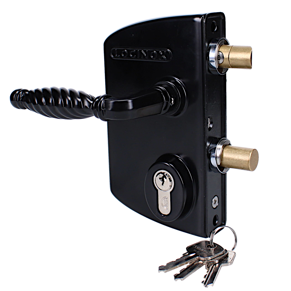 LOCINOX LCPX Surface Mounted Gate Lock LCPX10 10mm 30mm - Black