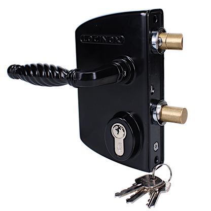 LOCINOX LCPX Surface Mounted Gate Lock LCPX10 10mm 30mm - Black