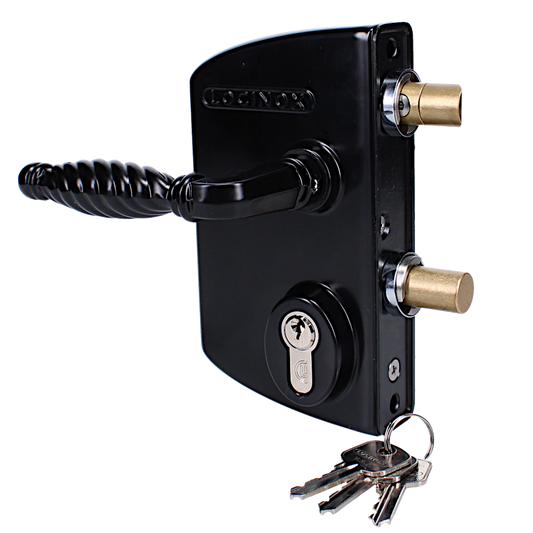 LOCINOX LCPX Surface Mounted Gate Lock LCPX10 10mm 30mm - Black