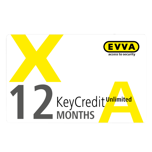 EVVA AirKey & Xesar Unlimited Key Credits 12 Months - White