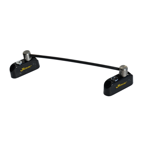 JACKLOC Pro-5 Duo Lockable Double Bullet Window Restrictor Black