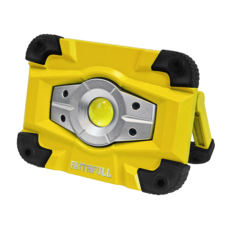 FAITHFULL Rechargeable Worklight 800Lm - Yellow