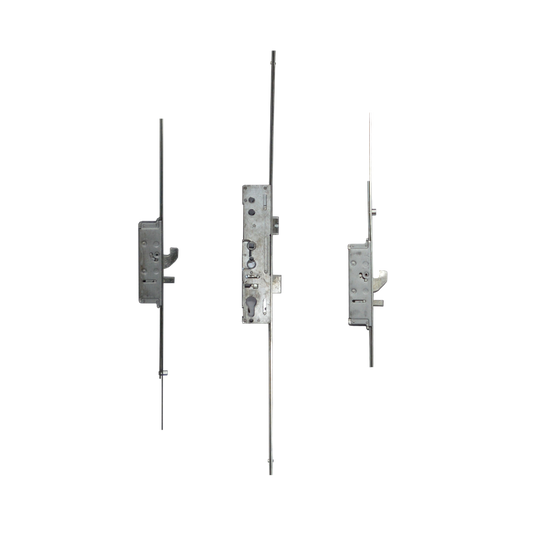 LOCKMASTER Lever Operated Latch & Deadbolt Synseal Single Spindle - 2 Hook 2 Anti-Lift 2 Roller 35/92