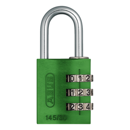 ABUS 145/30 Travel Light Combination Padlock Green