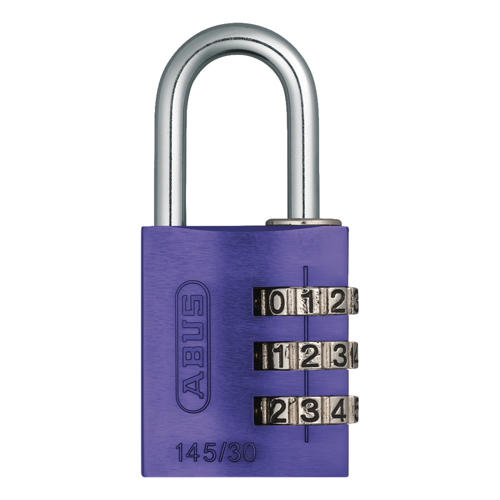 ABUS 145/30 Travel Light Combination Padlock Lilac