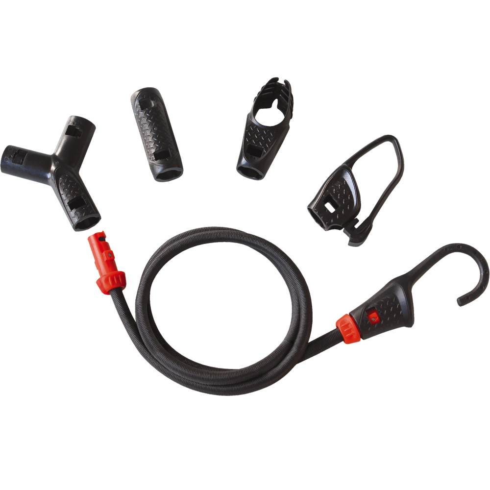 ABUS SB15 EK DFNLIGBES Universal Bungee Set Black