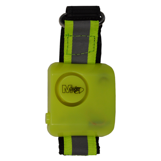 MINDER Hi-Vis Wrist Personal Alarm Yellow