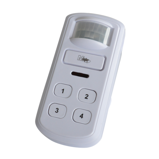 MINDER Mini PIR Alarm with Keypad White