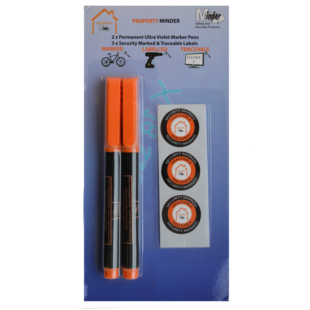 MINDER Property Minder Pack with UV Pens Twin Pack