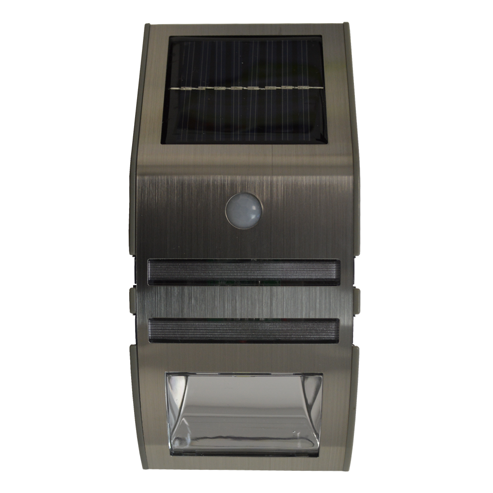 MINDER Slim Solar PIR Light 50 Lumens - Silver