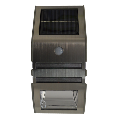 MINDER Slim Solar PIR Light 50 Lumens - Silver