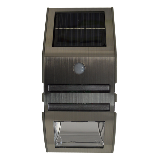 MINDER Slim Solar PIR Light 50 Lumens - Silver