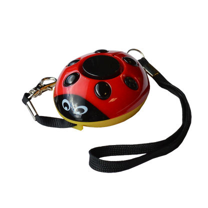 MINDER Screaming Ladybug Personal Alarm Red