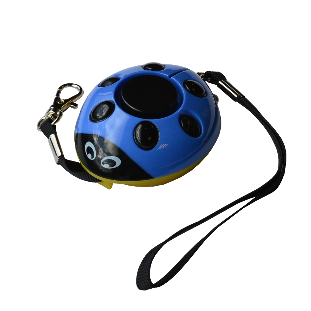 MINDER Screaming Ladybug Personal Alarm Blue