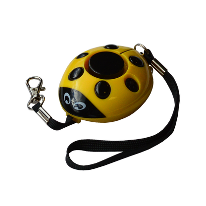 MINDER Screaming Ladybug Personal Alarm Yellow