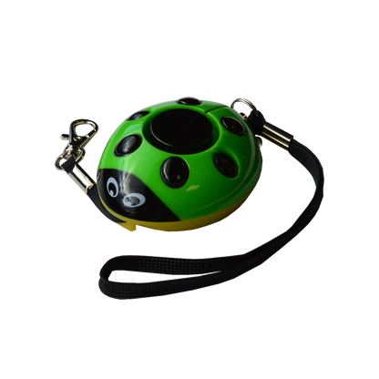 MINDER Screaming Ladybug Personal Alarm Green