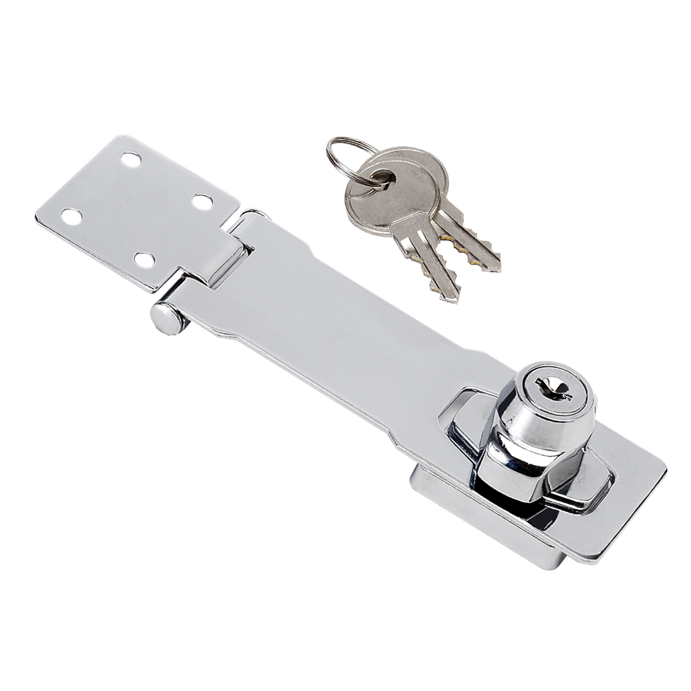 MASTER LOCK Steel Locking Hasp Silver - Chrome Plated