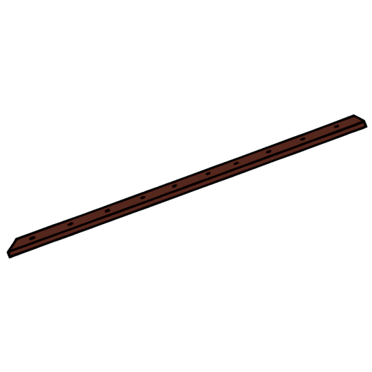 KICKSTOP 9615 20mm Birmingham Door Bar 1980mm - Dark Brown